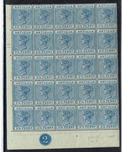 Image of Antigua SG 27/27a UMM British Commonwealth Stamp